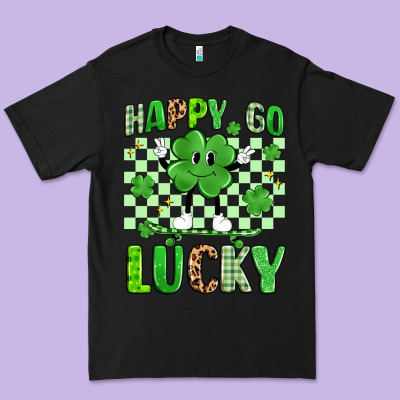 Happy Go Lucky Premium Tee Designed By Artiststas