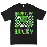 Black happy go lucky Premium Tee - Artiststas