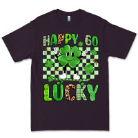 Plum happy go lucky Premium Tee - Artiststas