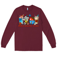 Burgundy physical education teacher coffee cups Long Sleeve Tee - texasbilliewilder