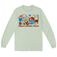 Matcha physical education teacher coffee cups Long Sleeve Tee - texasbilliewilder