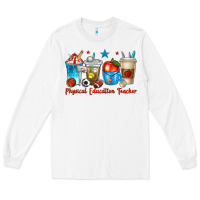 White physical education teacher coffee cups Long Sleeve Tee - texasbilliewilder
