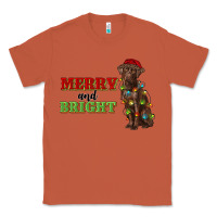 Copper merry and bright labrador Classic Tee - RanaPortraitStore