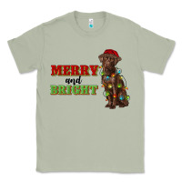 Matcha merry and bright labrador Classic Tee - RanaPortraitStore
