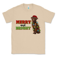 Mushroom merry and bright labrador Classic Tee - RanaPortraitStore