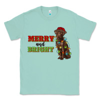 Seafoam merry and bright labrador Classic Tee - RanaPortraitStore