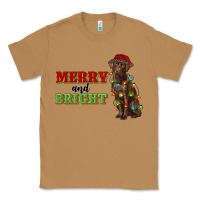 Toasted Coconut merry and bright labrador Classic Tee - RanaPortraitStore