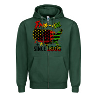 Sports Green free ish since 1865 Zipper Hoodie - HRA Design Shop