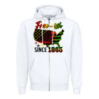 Free Ish Since 1865 Zipper Hoodie | Teevron