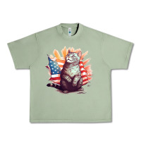 Oil Green cat8 Urban Heavy Tee - Unal Design