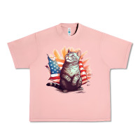Salmon cat8 Urban Heavy Tee - Unal Design