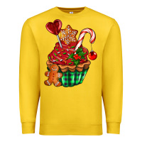 Lemon christmas cupcake Premium Sweatshirt - AdoDesignShop