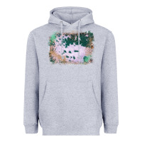 Heather Grey Western Green Cowhide Frame Heavyweight Hoodie - Bettercallsaul