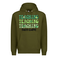 Army Green teaching lucky charm Premium Hoodie - MaliasSmallBusiness