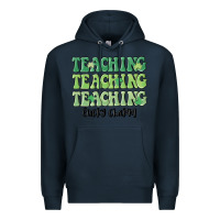 Navy teaching lucky charm Premium Hoodie - MaliasSmallBusiness