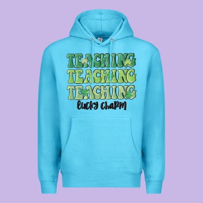 Teaching Lucky Charm Premium Hoodie Designed By Maliassmallbusiness