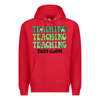 Red teaching lucky charm Premium Hoodie - MaliasSmallBusiness
