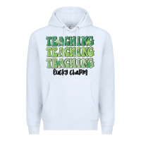 White teaching lucky charm Premium Hoodie - MaliasSmallBusiness