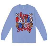 Colony Blue hey batter batter swing Long Sleeve Tee - Zillion Design Studio