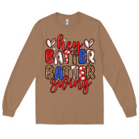 Toasted Coconut hey batter batter swing Long Sleeve Tee - Zillion Design Studio