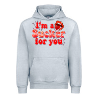 Heather Grey im a sucker for you valentines the day Urban Hoodie - NancyCooperArtShop