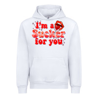 White im a sucker for you valentines the day Urban Hoodie - NancyCooperArtShop
