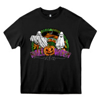 Black halloween vibes Heavy Core Tee - SublimationCraftShop