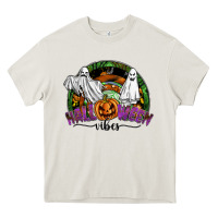 Cream halloween vibes Heavy Core Tee - SublimationCraftShop