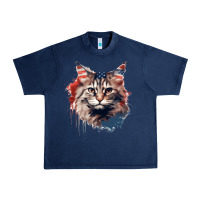 Navy cat9 Urban Heavy Tee - Unal Design