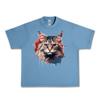 Pebble Blue cat9 Urban Heavy Tee - Unal Design