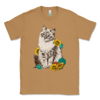 Toasted Coconut siberian cat sunflower and gemstone Classic Tee - texasbilliewilder
