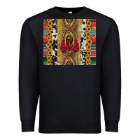 Black lady of Guadalupe Premium Sweatshirt - Jasminsmagicworld