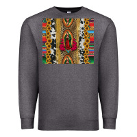Charcoal Heather lady of Guadalupe Premium Sweatshirt - Jasminsmagicworld