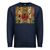Navy lady of Guadalupe Premium Sweatshirt - Jasminsmagicworld