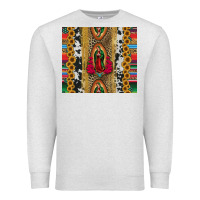Oatmeal Heather lady of Guadalupe Premium Sweatshirt - Jasminsmagicworld