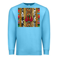 Ocean Blue lady of Guadalupe Premium Sweatshirt - Jasminsmagicworld