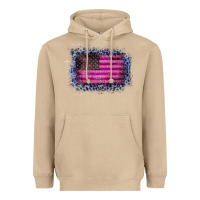 Mushroom Old Leopard American Flag Heavyweight Hoodie - Bettercallsaul