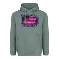 Sage Old Leopard American Flag Heavyweight Hoodie - Bettercallsaul