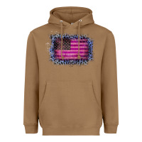 Toasted Coconut Old Leopard American Flag Heavyweight Hoodie - Bettercallsaul