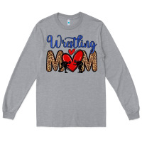Heather Grey wrestling mom Long Sleeve Tee - Zillion Design Studio