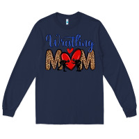 Navy wrestling mom Long Sleeve Tee - Zillion Design Studio