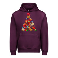 Mauve Wine mexican christmas tree Urban Hoodie - MaliasSmallBusiness