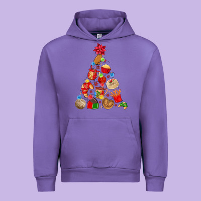 Mexican Christmas Tree Urban Hoodie Designed By Maliassmallbusiness