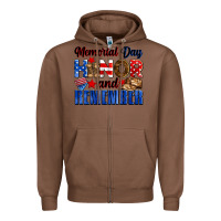 Chestnut Memorial day honor and remember Zipper Hoodie - Neo Western