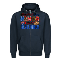 Navy Memorial day honor and remember Zipper Hoodie - Neo Western