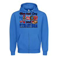 True Royal Memorial day honor and remember Zipper Hoodie - Neo Western