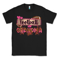 Black football grandma with leopard Classic Tee - Zillion Design Studio