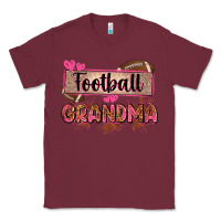 Burgundy football grandma with leopard Classic Tee - Zillion Design Studio