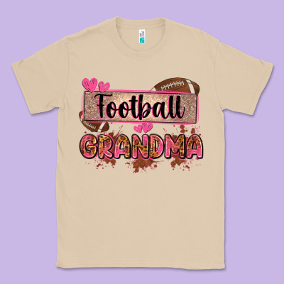 Football Grandma With Leopard Classic Tee Designed By Zillion Design Studio