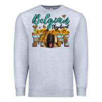 Heather Grey belgian shepherd mom Premium Sweatshirt - Artiststas